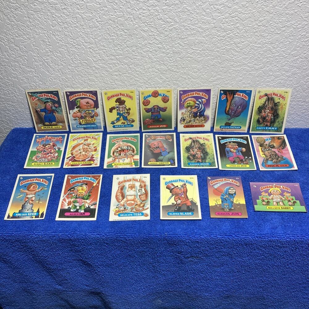 20 Vintage Garbage Pail Kids